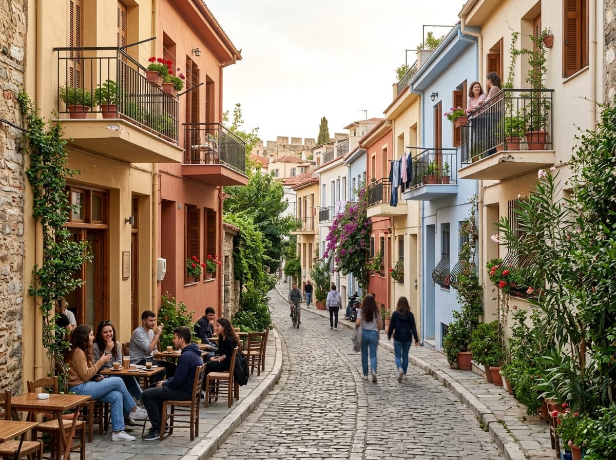 Barrio residencial en Tesalónica ideal para alojamiento de estudiantes Erasmus